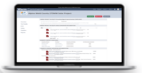 Warm Commerce Modern clean energy software platform
